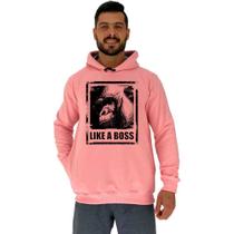pink boss moletom com capuz