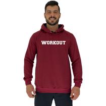 Blusa Moletom Tradicional Com Touca MXD Conceito Workout