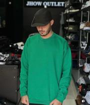 Blusa moletom, verde