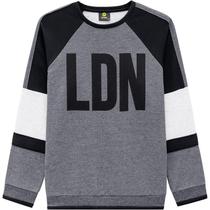 Blusa Moleton Infantil Masculina Lemon 80.923 Cor Grafite