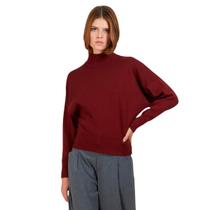 Blusa Morcego Canelado Manga Longa Gola Alta Soltinha Social Blusa Morcego Canelado Manga Longa Gola Alta Soltinha Social