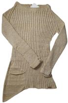 Blusa mousse sem costura manga longa