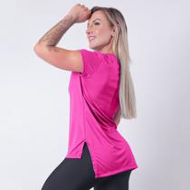 Blusa Mullet Alongada com Manguinhas em Dry Fit Furadinho Seca Rápido - Fitmoda Blusa Mullet Alongada com Manguinhas em Dry Fit Furadinho Seca Rápido - Fitmoda
