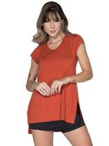 Blusa Mullet Longa Tapa Bumbum Sobre Legging Lisa