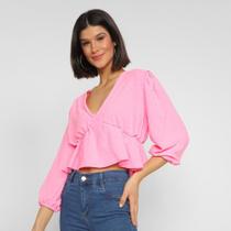 Blusa My Favorite Thing (s) Manga 3/4 Feminina Blusa My Favorite Thing (s) Manga 3/4 Feminina