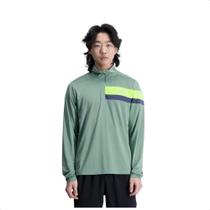 Blusa New Balance Accelerate 1/2 Zíper Masculina