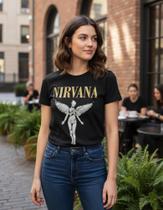 Blusa Nirvana In Utero Camiseta Baby Look Feminina Bo579 Blusa Nirvana In Utero Camiseta Baby Look Feminina Bo579