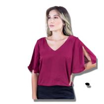 Blusa no Crepe Seda Blusa no Crepe Seda
