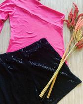 Blusa nula manga cor rosa Blusa nula manga cor rosa