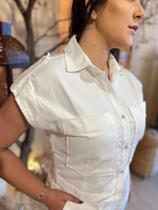 Blusa Off White B27 - Utilitária Blusa Off White B27 - Utilitária