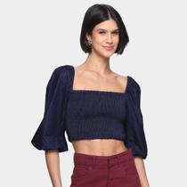 Blusa Oh, Boy! Lastex Feminina