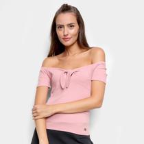 Blusa Onbongo Ombro a Ombro Lisa Feminina