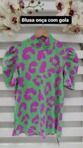 Blusa oncinha verde