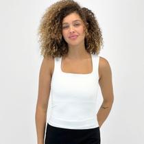 Blusa Pacific Blue Regata Básica Canelada Feminina