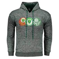 Blusa Palmeiras Evolução Moletom Canguru Flanelado De Capuz P1231303