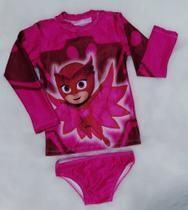 Blusa para banho infantil menina