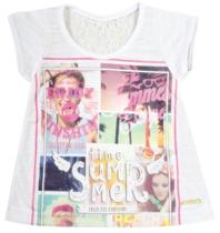 Blusa para Festa rendada nas costas Nº 4 ao 10 molekada