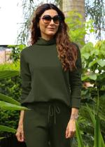 Blusa Pau a Pique Manga Longa Verde