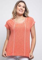 Blusa Pau a Pique Mescla Coral