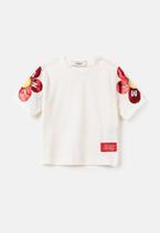 Blusa Pérola com Flores Animê Blusa Pérola com Flores Animê