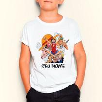 Blusa Personalizada One Piece Monkey D Luff Camisa Mangá 2