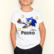 Blusa Personalizada Sonic Camisa Personalizada Sonic