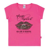 Blusa Pink Infantil Menina Meia Malha 39302-301