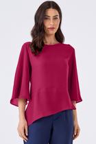 Blusa PKS Assimétrica Magenta