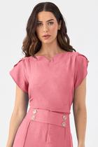 Blusa PKS Viscose Rosê Blusa PKS Viscose Rosê