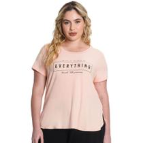 Blusa plus Size alongada Secret Glam Blusa plus Size alongada Secret Glam