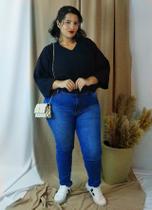 Blusa Plus Size de Manga Longa e Soltinha Moda Femina Blusa Plus Size de Manga Longa e Soltinha Moda Femina
