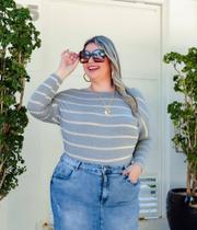 Blusa Plus size em malha Blusa Plus size em malha
