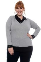 Blusa Plus size em Malha