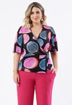 Blusa Plus Estampada Em Promocao No Magazine Luiza Blusa Plus Estampada Em Promocao No Magazine Luiza
