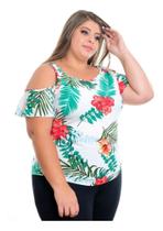 Blusa plus size estampada tamanho G2