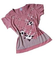 Blusa Plus Size Feminina Blusinha Manga Curta Moda Evangelica Senhora Estilosa - tvest