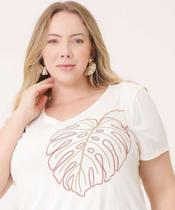 Blusa Plus Size Feminina Crepe Estampada Marisa-32024 Blusa Plus Size Feminina Crepe Estampada Marisa-32024