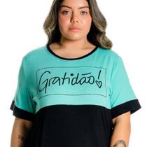 Blusa Plus Size Feminina Gratidão 102524