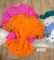 Blusa plus size laranja
