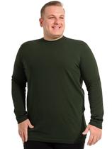 Blusa Plus Size Masculina Anistia Lisa Manga Longa Militar Blusa Plus Size Masculina Anistia Lisa Manga Longa Militar