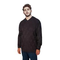 Blusa Plus Size Masculina Lã Tricot 014