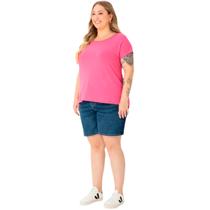 Blusa Plus Size MC Básica Malha 100365