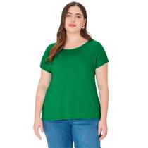 Blusa Plus Size MC Básica Malha 100365