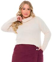 Blusa Plus Size ML Gola Alta Flame 201687