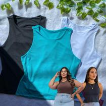 Blusa Plus Size Regata Feminina Adulta Blusa Plus Size Regata Feminina Adulta