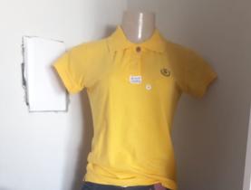 Blusa Polo Feminina Cor Amarela Tamanho P