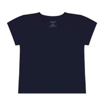 Blusa ppa lisa marinho 3 básica com decote careca Blusa ppa lisa marinho 3 básica com decote careca
