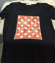 Blusa Preta Básica Facinelli Tamanho P