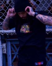 Blusa preta bordada tamanho único P ao GG Blusa preta bordada tamanho único P ao GG