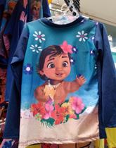 Blusa proteção UV 50 Moanali veste 2 anos